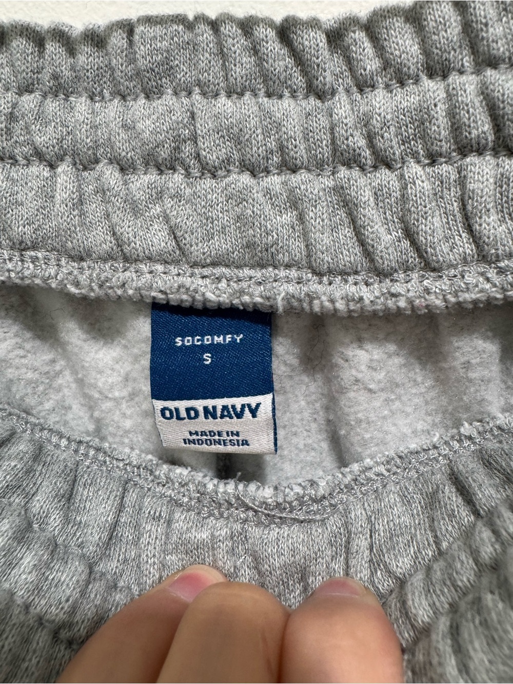 Old Navy SoComfy Wide Leg Cargo Sweatpants Gray Fleece Lounge Pants Small - Picture 3 of 6